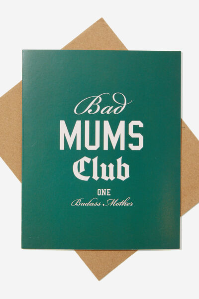 Mothers Day Card 2024, BAD MUM S CLUB