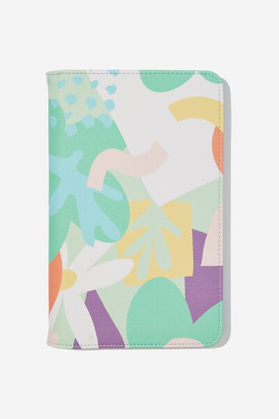 Off The Grid Travel Wallet, ABSTRACT FLORAL / SOFT POP