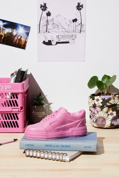 Shaped Sneaker Candle, PINK GUAVA