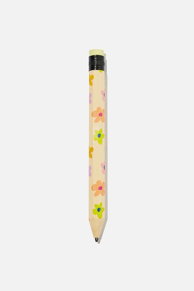 Fashion Giant Pencil, LARGE MULTI DAISY