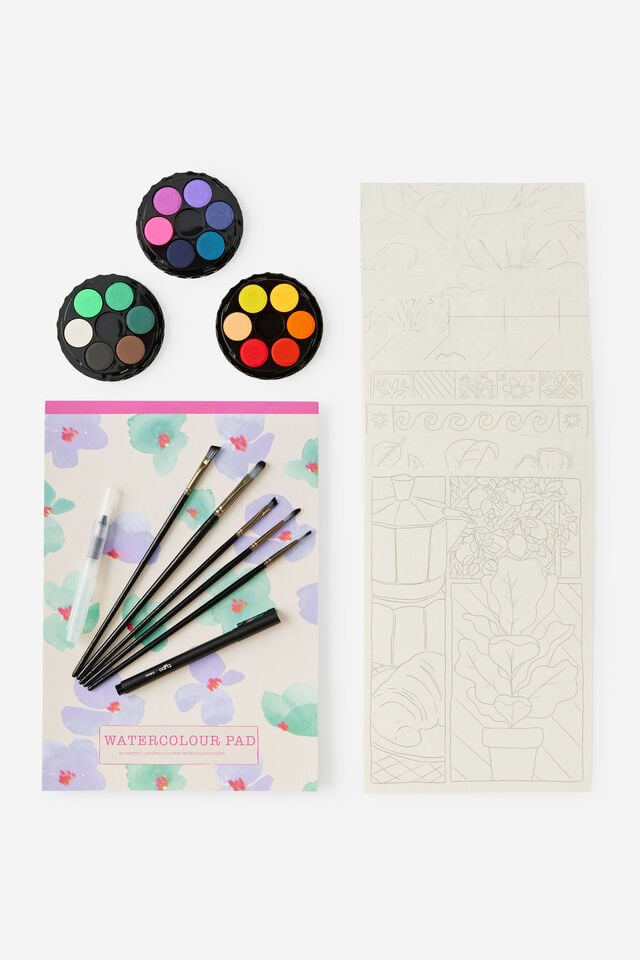 Watercolour Box Kit, MULTI