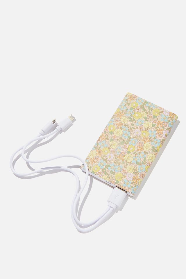 Printed Charge It Charger, DITSY FLORAL SAND