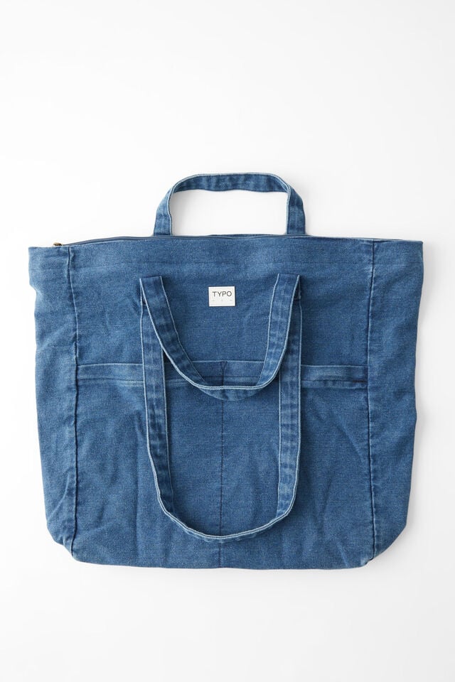 Wellness Tote Bag, BLUE DENIM 2.0