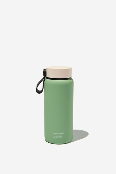 On The Move Metal Drink Bottle 350Ml, PISTACHIO/WHISPER PINK