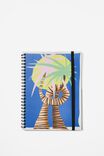 A5 Spinout Notebook, ABSTRACT PALM TREE - alternate image 1