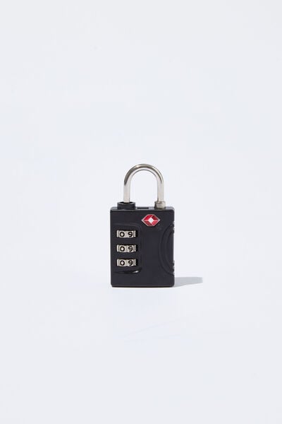 Tsa Combination Lock, BLACK