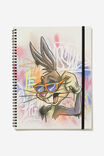 Looney Tunes A4 Spinout Notebook, LCN WB LT BUGS BUNNY - alternate image 1