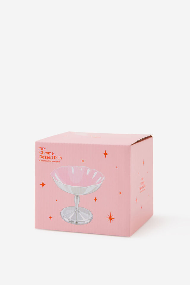 Chrome Dessert Dish, CHROME