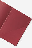 B5 Hard Lined Notetaker Notebook, CABERNET - example image 4