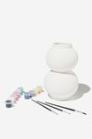 Diy Paint A Vase Kit, BRIGHT SWIRLS - alternate image 2