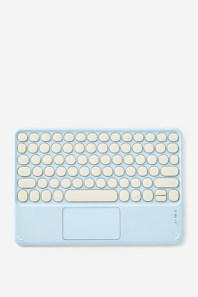 Wireless Keyboard With Touchpad, ARCTIC BLUE