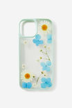 Snap On Protective Phone Case Iphone 13/14/15, TRAPPED DAISY / ARCTIC BLUE - alternate image 1