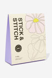 Stick & Stitch Kit, FLOWERS - alternate image 2