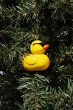 Resin Christmas Ornament, COOL RUBBER DUCKY - alternate image 2