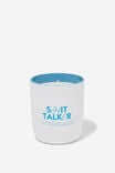 Tell It Like It Is Candle, BLUE SAIL SHIT TALKER! - alternate image 1
