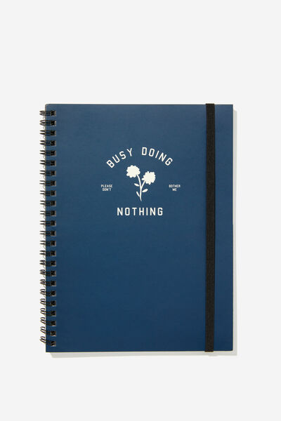A5 Spinout Notebook, BUSY DOING NOTHING