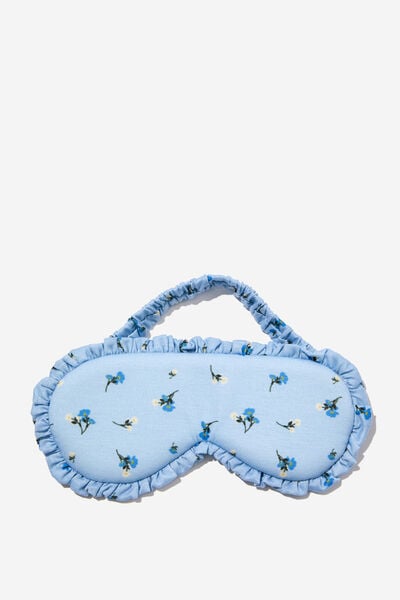 Off The Grid Eyemask, MEADOW DITSY ARCTIC BLUE