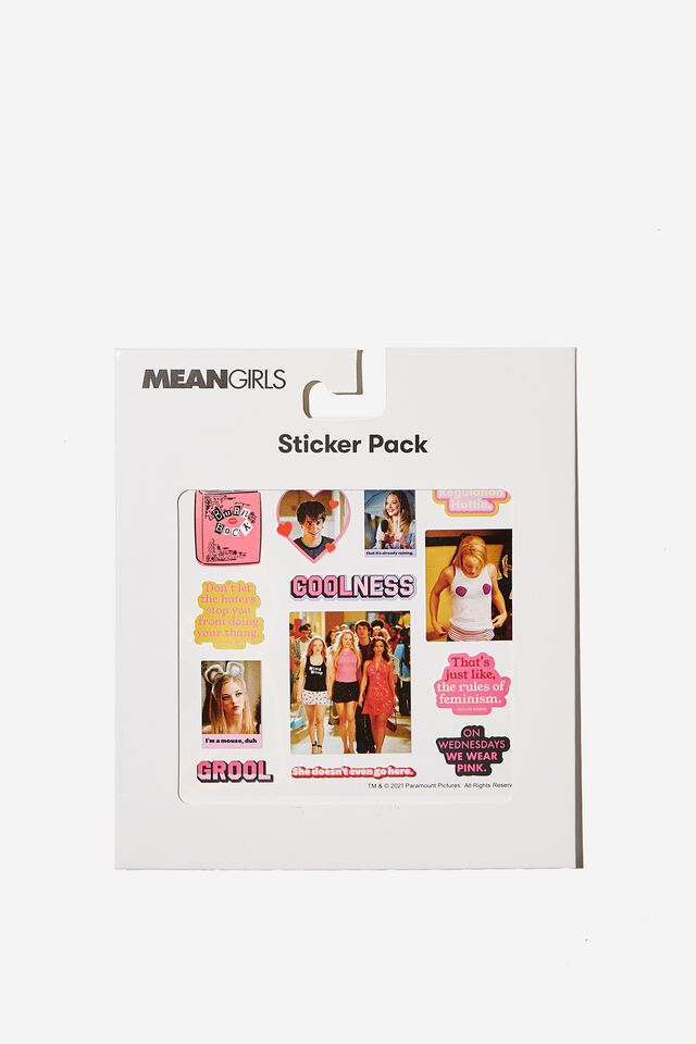 Licensed Sticker Pack, LCN PAR MG MEAN GIRLS