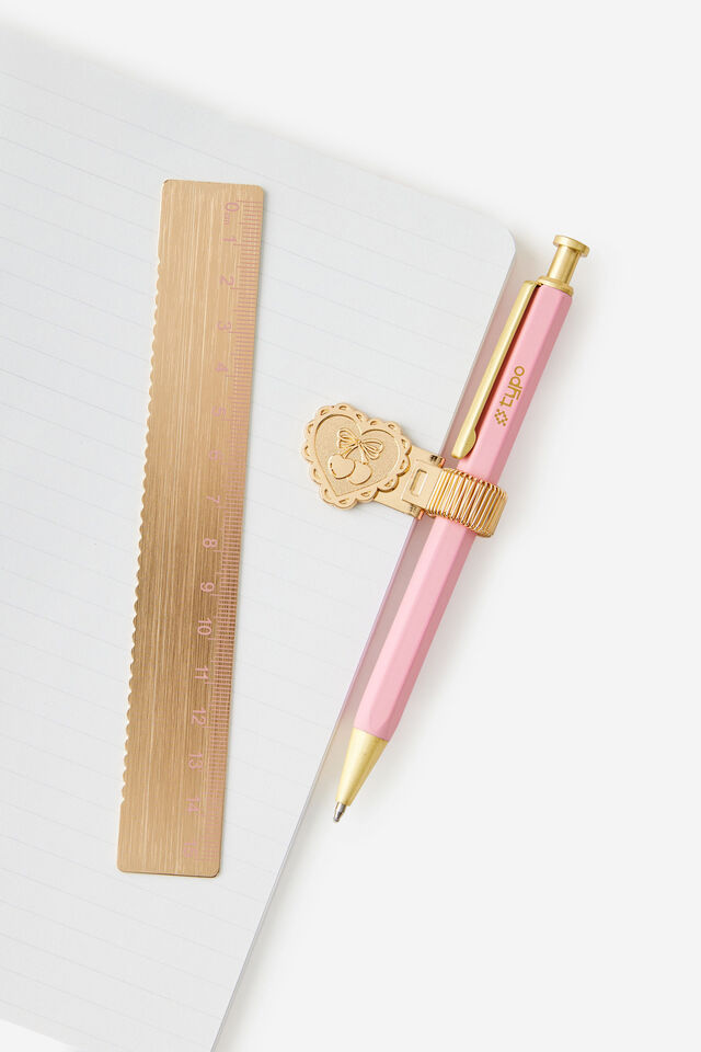 Stationery Lovers Cracker, STRAWBERRY HEART