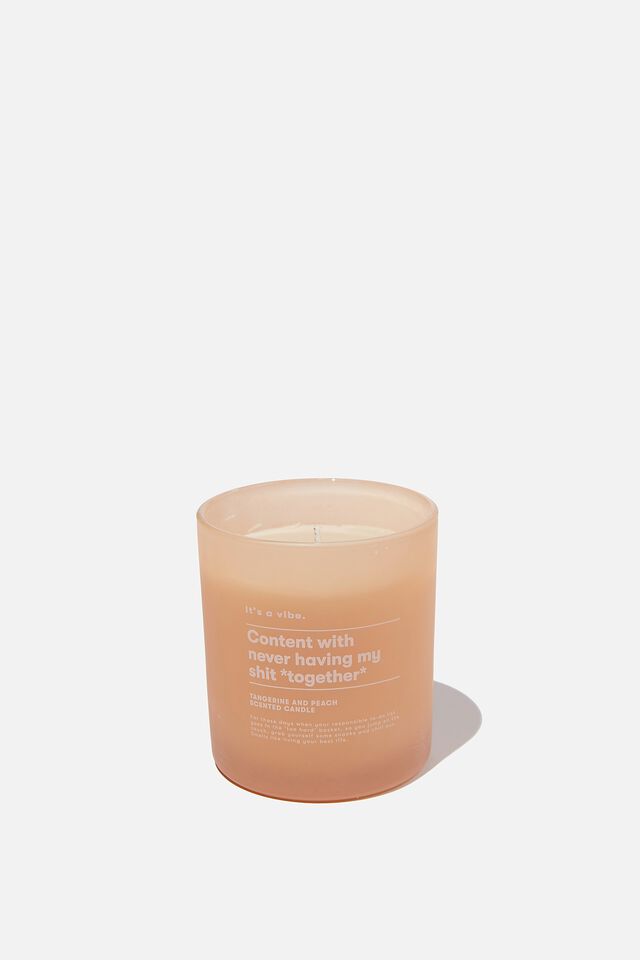 Its A Vibe Candle, TROPICAL PEACH SHIT TOGETHER!