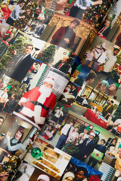 Christmas Wrapping Paper Roll, LCN UNI THE OFFICE CHRISTMAS