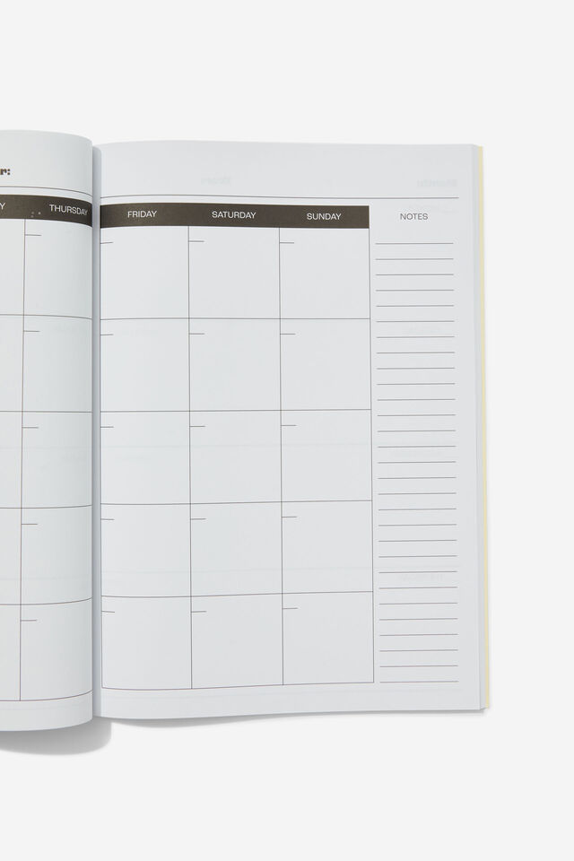 Undated A4 Weekly Planner, PERSONAL ASSISTANT SOFT POP