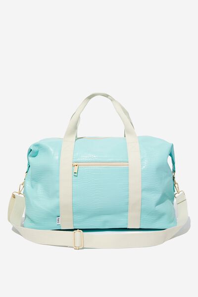 Off The Grid Hold All Duffle Bag, MINTY SKIES TEXTURED