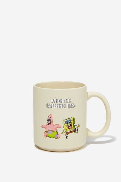 Daily Mug, LCN NIC SPONGEBOB WHEN THE CAFFEINE HITS