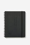 Small Everyday Notebook, BLACK DEBOSSED - alternate image 1
