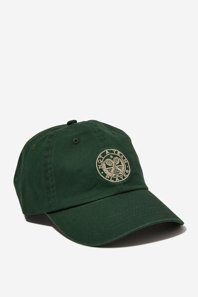 Just Another Dad Cap, NOT A TEAM PLAYER HERITAGE GREEN