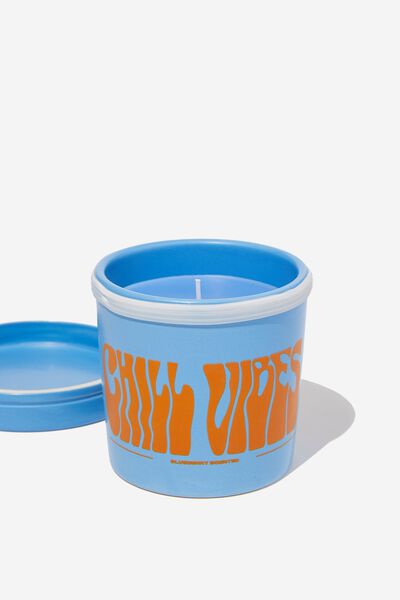 Chill Out Candle, CHILL VIBES BLUE