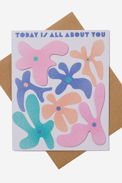 Premium Nice Birthday Card, ALL ABOUT YOU