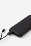 Slimline Power Bank 10000Mah, BLACK - alternate image 2