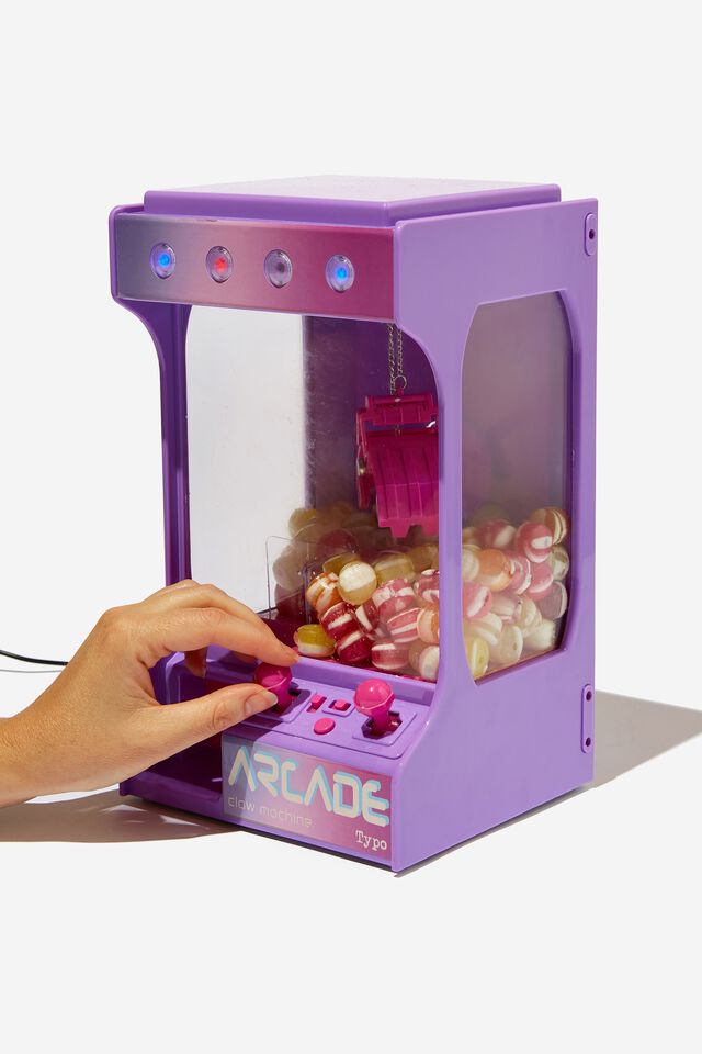 Arcade Claw Machine, ELECTRIC PURPLE