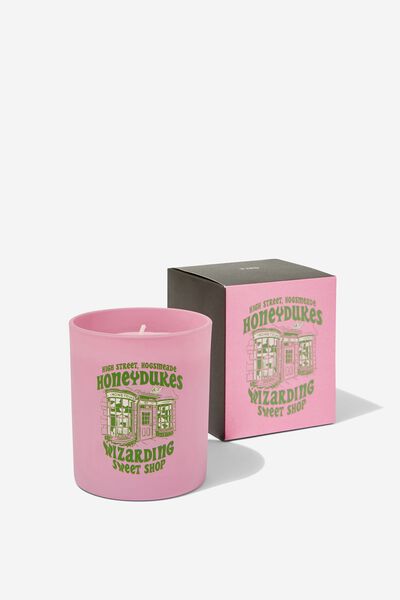 Collab Glass Candle, LCN WB HP HONEYDUKES SWEET SHOP