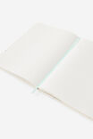 Personalised B5 Hard Cover Lined Notebook, ECRU DITSY CELESTIAL - example image 3