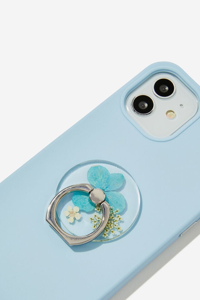 Trapped Flower Phone Ring, TRAPPED DAISY / ARCTIC BLUE