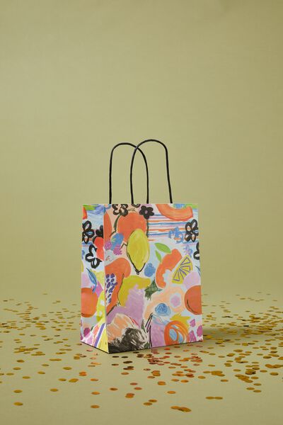 Get Stuffed Gift Bag - Small, ABSTRACT FRUIT
