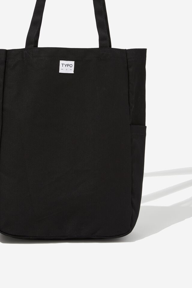 Art Tote Bag, SOLID BLACK