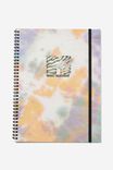 A4 Spinout Notebook Recycled, LCN MTV TIE DYE