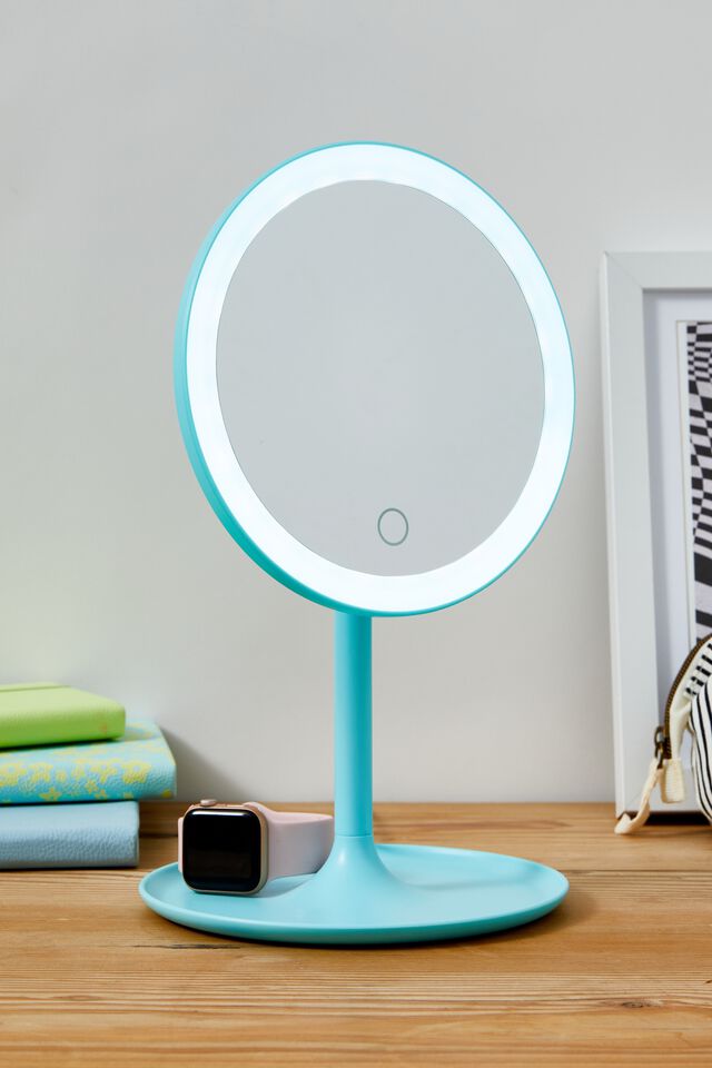 Shaped Mirror Desk Lamp, MINTY SKIES CIRCLE
