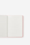 Personalised B6 Hard Cover Lined Notebook, STRAWBERRY MILK - example image 2