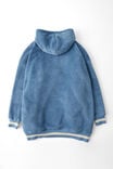 Slounge Around Oversized Hoodie, FERMEZ LA MERCI BLUE SHADOW USA - alternate image 3