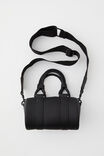 Amelia Mini Duffle, BLACK SMOOTH - example image 3