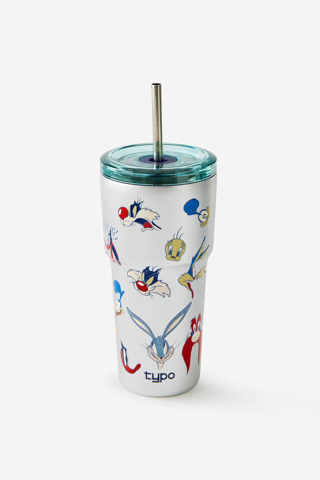 Collector Smoothie Cup 600Ml, LCN WB LOONEY TUNES MULTI FACE