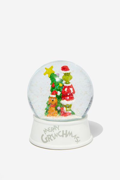 Large Collab Christmas Snowglobe, LCN DRS THE GRINCH TREE AND PRESENTS