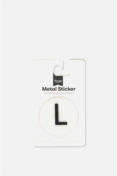 Metal Stickers, BLACK L