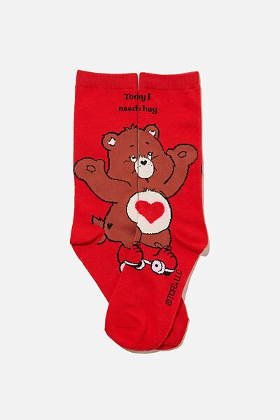 Socks, LCN CLC CARE BEARS HUG BEAR