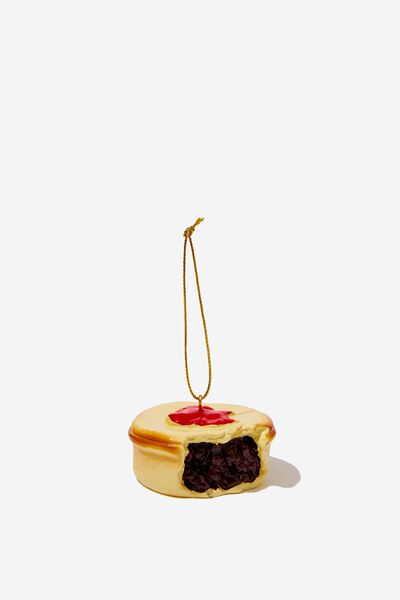 Resin Christmas Ornament, MEAT PIE