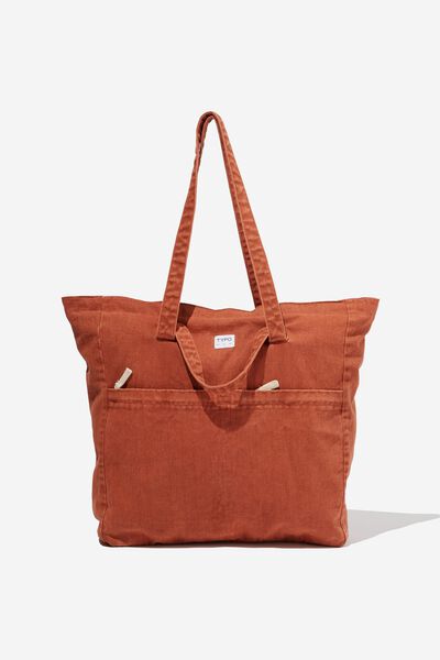 Wellness Tote Bag, GINGER BISCUIT